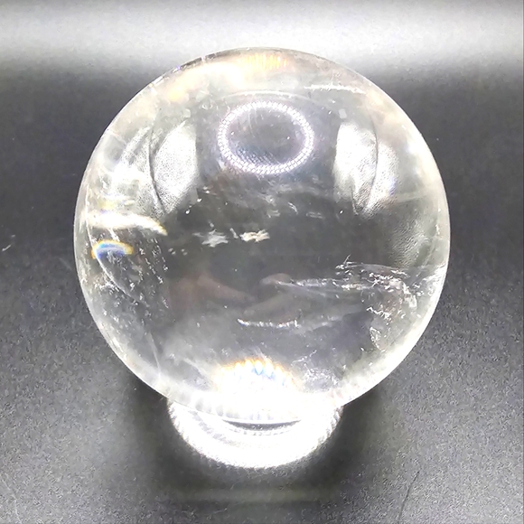 4.5" Clear Quartz Crystal Ball Sphere - Picture 4 of 4